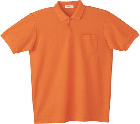 自重堂 WHISeL 半袖ポロシャツ 17 オレンジ
