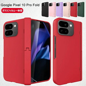 �O�[�O�� �s�N�Z��10�v�� �t�H�[���h �P�[�X �K���X�t�B������̌^ Google Pixel 10 Pro Fold �P�[�X �q���W�ی� �X�^���h�t�� ��ʕی�