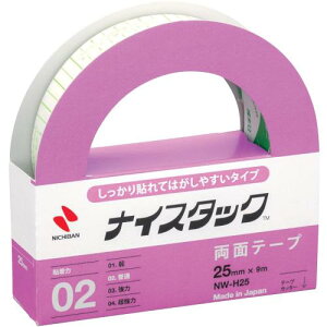 j`o ʃe[v iCX^bN (\Ă͂₷) 25mm×9m NW-H25