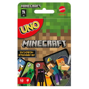 マテルゲーム(Mattel Game) ウノ マインクラフト UNO Minecraft ゲーム パーティーグッズ 知育ゲーム カードゲーム 112枚 2-10人用 7歳から グリーン FPD61