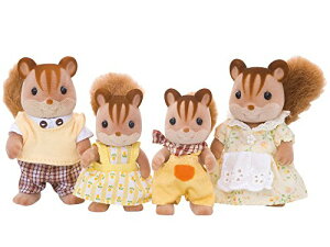 シルバニアファミリー 人形 くるみリスファミリー FS-17 STマーク認証 3歳以上 おもちゃ ドールハウス Sylvanian Families エポック社 EPOCH