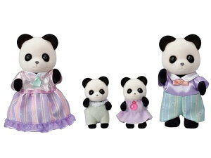 シルバニアファミリー 人形 パンダファミリー FS-39 STマーク認証 3歳以上 おもちゃ ドールハウス Sylvanian Families エポック社 EPOCH