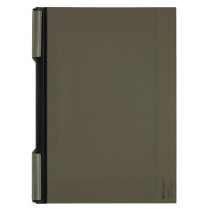 �R�N��(KOKUYO) �N���b�v�m�[�g BIZRACK A4 �I���[�u�O���[�� �m-BRCN202DG