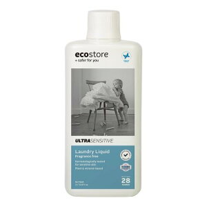 ecostore(エコストア) ランドリーリキッド 無香料 1L 洗濯洗剤 洗剤 液体 植物由来 肌にやさしい