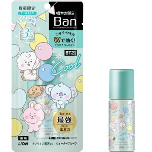 ��򕔊O�iBan (�o��) ���u���b�N�v���`�i���[���I�� �N�[���^�C�v ���L�p ������ BT21b�f�U�C�� �i�`�������O���[���̍��� 40ml