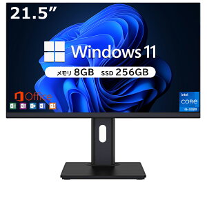 ̌^pc [I[C] All-in-One fXNgbvp\R ̌^pc 21.5^ tHDť^ Ce Core i5-3320yWindows 11ځz ̌^p\R [8GB SSD256GB PSEF؍