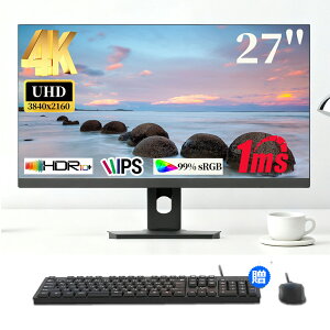 }\ԁAXSiP10{I9/24܂ŁQ[~Oj^[ 4K 27C` UHD j^[ 3840×2160 pcj^[ IPStfBXvC Q[p LED 99%SRGB BOE IPSpl tHD 60HZ 1ms HDR10 16:9 VESAΉ HD