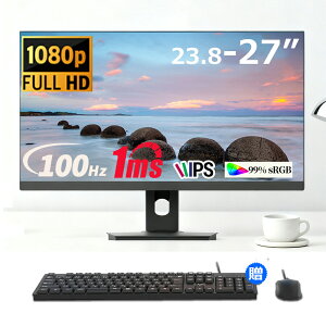 }\ԁAXSiP10{I9/24܂ŁQ[~Oj^[ 27C` j^[ 1980×1080 pcj^[ 24^ IPS 100Hz tfBXvC LED 99%SRGB BOE IPSpl tHD 1ms mOA 16:9 VESAΉ HDMI