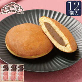 【季節商品】日本橋どらやき 桜あん 12個入（つぶしあん×6個・桜あん×6個） 榮太樓總本鋪 バレンタイン 冬ギフト おしゃれ あんこ ギフト 老舗 高級 和菓子 お取り寄せ 贅沢 スイーツ 常温 手土産 プレゼント 人気 内祝い 日本橋 2026