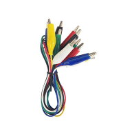 オーム電機 線付クリップ 小 6色6個セット KIT-WC44C 00-1799