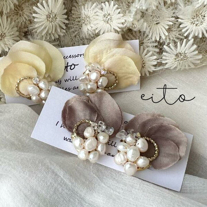 楽天市場】記念日 アクセサリー 淡水 バロック パール スワロフスキー  