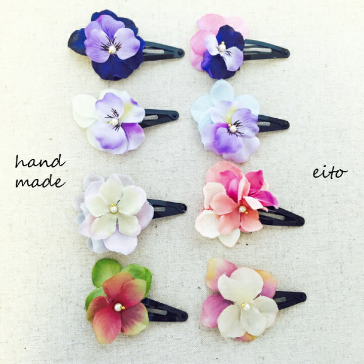 楽天市場】花 フラワー ピン パッチンピン レディース 女性用 キッズ  