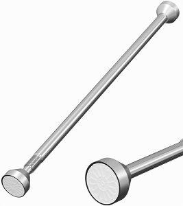 突っ張り棒 強力伸縮 ステンレス製 穴あけ不要 耐荷重30-40KG 落下防止 調節簡単 省スペース設計 防錆 高耐久 カーテン 浴室 収納 物干し棚 1本入り