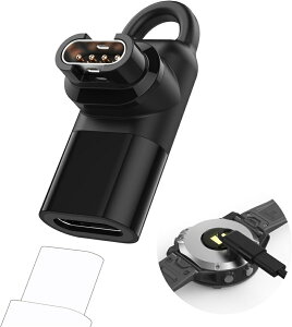 GarminΉ [dϊA_v^[ L^ Type-Cϊ ForeAthlete 55/745/935/Fenix 8/7/6/5/Enduro 3 USB-C`[WP[uΉ }[dΉ ubN