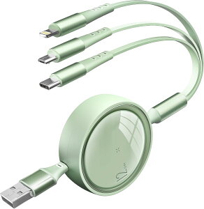 3in1 [dP[u 莮 3C1 [dR[h 3䓯[d }[d ϋv USB Type C P[u Micro USB P[u Phone Android ^CvC iPhone eΉ- 1.2M sN }`[dP[u Cgj