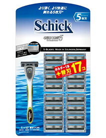 Schick(シック) クアトロ5チタニウム クラブパック(ホルダー(刃付き)+替刃16コ) 髭剃り カミソリ