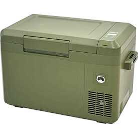 [山善] ポータブル 冷凍冷蔵庫 25L コンプレッサー式 (AC/DC 2WAY電源) 車載 冷蔵庫 冷凍庫 小型 クーラーボックス ディープ