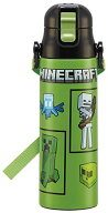 スケーター (skater) 水筒 580ml Minecraft マインクラフト 直飲み ステンレス スポーツボトル SDC6N-A