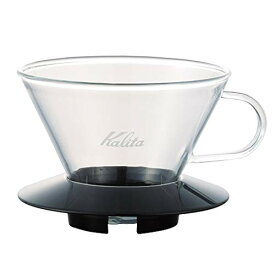 カリタ(Kalita) コーヒー ドリッパー ウェーブシリーズ ガラス製 2~4人用 ガラスドリッパー185 ドリップ 器具 喫茶店 カフェ ア