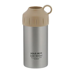 ベストコ ステンレス ペットボトル ホルダー 500ml 600ml ステンレス NQ-0003 500~600ml用 HOLD MUG