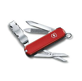 VICTORINOX(ビクトリノックス) ネイルクリップ 580 レッド 爪切り つめきり つめそうじ付き つめやすり搭載 8機能 防災グッズ