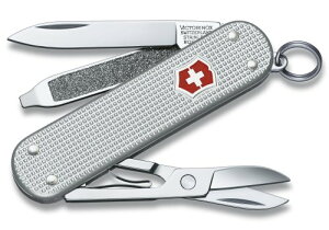 VICTORINOX(ビクトリノックス) クラシック SD ALOX 多機能 ナイフ アウトドア キャンプ はさみ マイナスドライバー付き つめ
