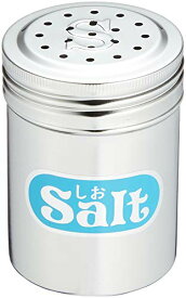 遠藤商事 業務用 調味缶 小 (アクリル蓋付) S缶 (しお) 18-8ステンレス・ポリプロピレン 日本製 BTY02002