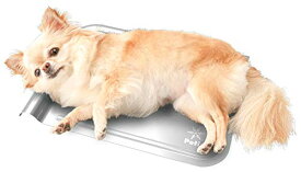ペティオ (Petio) 犬猫用 広々寝そべれるクールアルミピローシートSSX M