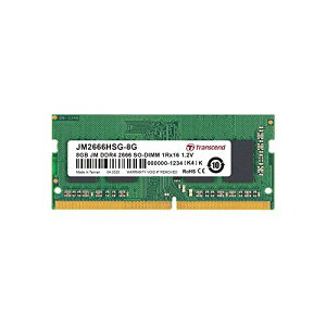gZhWp Transcend m[gPCp PC4-21300(DDR4-2666) 8GB 1.2V 260pin U-SO