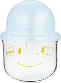 iwaki 離乳食調理器 おかゆこがま 耐熱ガラス 200ml KMC202-BL 064303 1個 (x 1)
