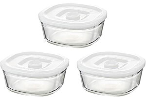 iwaki(�C���L) �ϔM�K���X ���e�� �z���C�g �p�^ 3�_�Z�b�g ���p�b�N&�����W PSC-MP-3W1