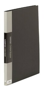 キングジム クリアーファイルカラーベース B4タテ 20枚(S型)黒 142Cクロ