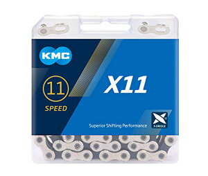 PCGV[(KMC) X11 11SPEED p`F[ NP/BLACK 118L KMC-X11-SV/BK
