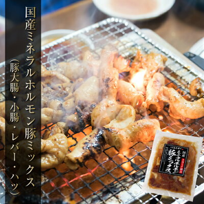 国産ミネラルホルモン豚ミックススタミナ満点冷凍商品と同梱で送料無料お中元