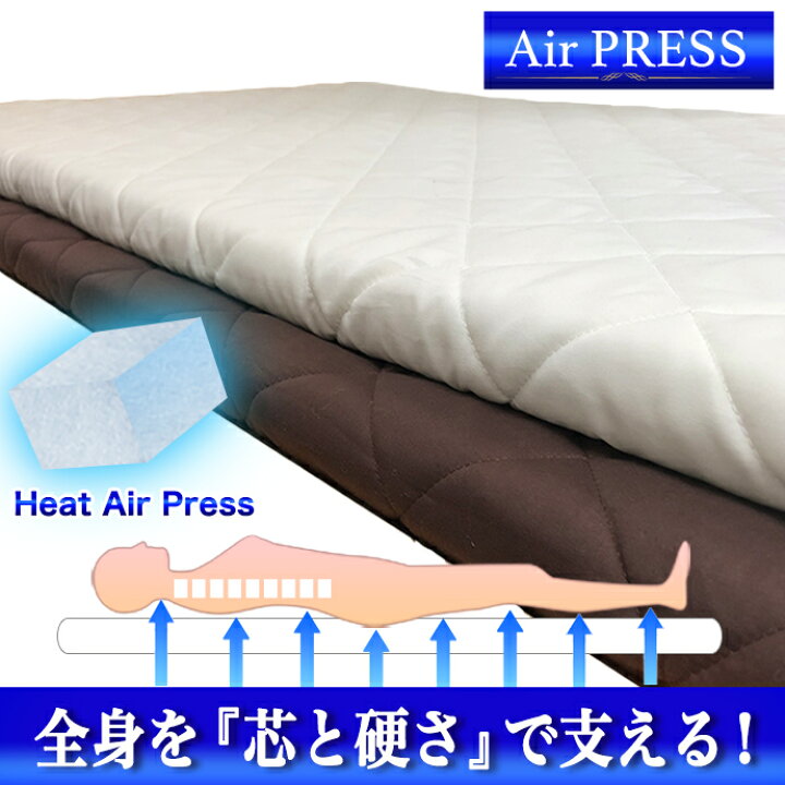楽天市場】日本製 マットレス クイーン 160×200cm 3層構造 
