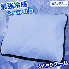 接触冷感 冷感 クール Q-MAX 枕パッド ピローパッド 冷感 涼感 ひんやり Qマックス ニット織り優しい 吸水速乾 ベットパット 敷きパッド シーツ まくら マクラ Q-MAX0.5 最大値 メール便対応 代引き不可