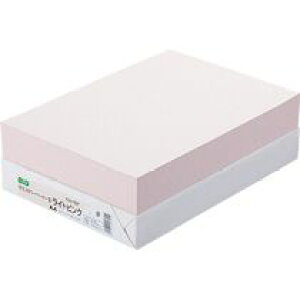 【送料無料】【個人宅届け不可】【法人(会社・企業)様限定】αエコカラーペーパーII A4 ライトピンク 1冊(500枚)