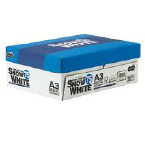 【送料無料】【個人宅届け不可】【法人(会社・企業)様限定】PPC用紙 SNOW WHITE 75 A3 1箱(1500枚:500枚x3冊)