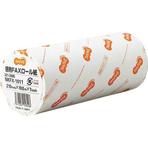 【送料無料】【個人宅届け不可】【法人(会社・企業)様限定】感熱FAXロール紙 A4 幅210mmx長さ100m 芯内径1インチ 表発色 1本