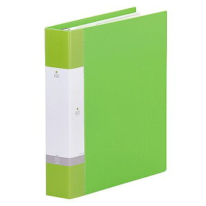 【送料無料】【個人宅届け不可】【法人(会社・企業)様限定】リクエスト クリヤーブック(ポケット交換タイプ) A4タテ 30穴45ポケット付属 背幅55mm 黄緑 1冊