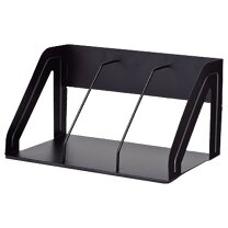 楽天市場】黒 ブラック レザー（ブックスタンド｜机上収納・整理用品 