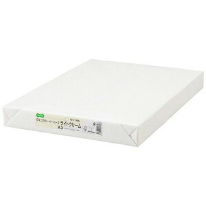 【送料無料】【個人宅届け不可】【法人(会社・企業)様限定】αエコカラーペーパーII A3 ライトクリーム 1セット(1500枚:500枚x3冊)