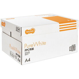 【送料無料】【個人宅届け不可】【法人（会社・企業）様限定】PPC用紙 Pure White A4 上フタ付箱 1箱(5000枚:500枚×10冊)【イージャパンモール】