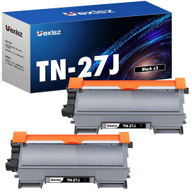 最大1000円クーポン配布中 ブラザー 用 27J TN27J TN-27J 互換 トナーカートリッジ 増量 ブラック 黒 合計2本 2年安心保証・個別包装 BROTHER 用 DCP-7060D DCP-7065DN MFC-7460DN FAX-2840 FAX-7860DW HL-2240D HL-2270DW トナー 送料無料 2年安心保証