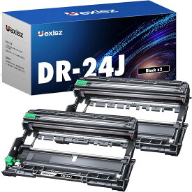 最大1000円クーポン配布中 ブラザー DR-24J ドラムユニット 2本セット TN-29J 対応ドラム ブラック DR24J ドラム 互換対応機種： HL-L2375DW HL-L2370DN HL-L2330D MFC-L2750DW MFC-L2730DN DCP-L2550DW DCP-L2535D FAX-L2710DN 対応 ブラック(モノクロ) 日本人技術者監修