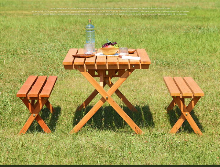 楽天市場】ガーデン テーブル セット 木製 バーベキュー BBQ ガーデン 