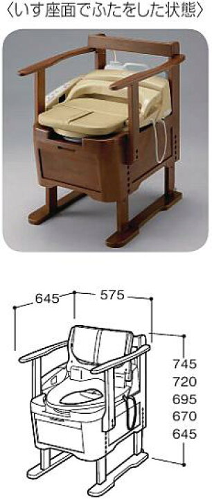 楽天市場】（代引き不可）TOTO ウォシュレット付きポータブルトイレ 