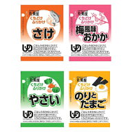 【マラソン限定P2倍】くちどけふりかけ 2g×30包入×4種セット 丸美屋フーズ 介護食 小袋 ご飯のお供 お…