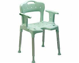 (代引き不可) 相模ゴム工業 シャワーチェア “スイフト” アームレスト＋バックレスト付 RB1103 (介護用 風呂椅子 浴室 椅子 チェア 肘掛け椅子）介護用品