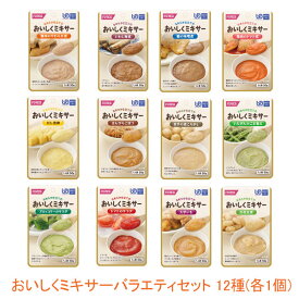 介護食 ミキサー食 ホリカフーズ 区分4 おいしくミキサー バラエティセット 12種 (区分4 かまなくて良い) 介護用品 お試しセット レトルト やわらか おかず 嚥下食 高齢者 やわらか食 ペースト